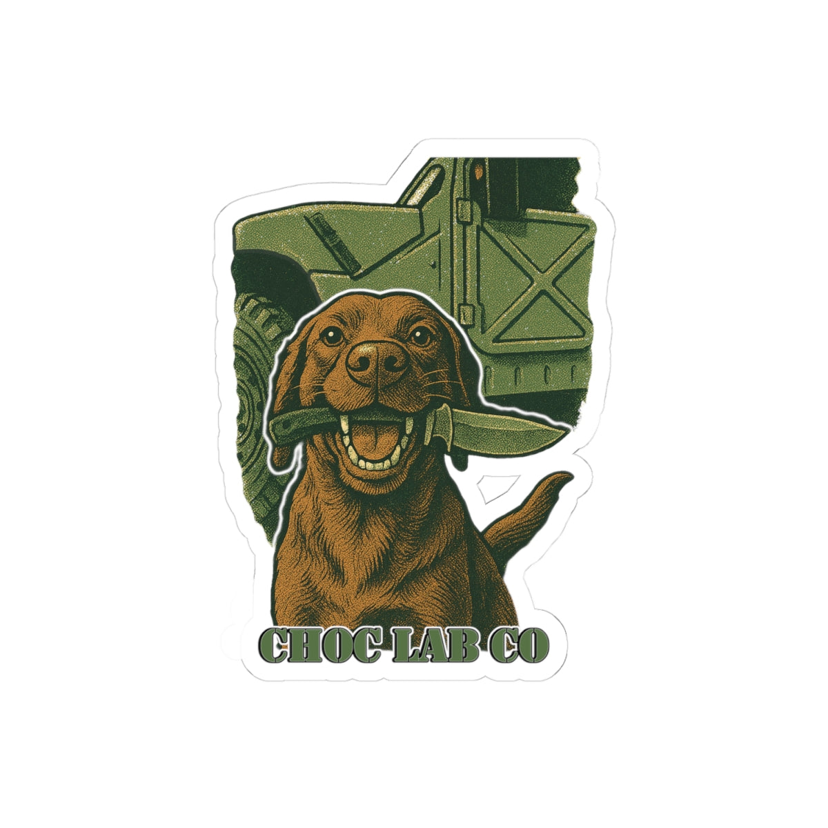 Blade & Grit Sticker