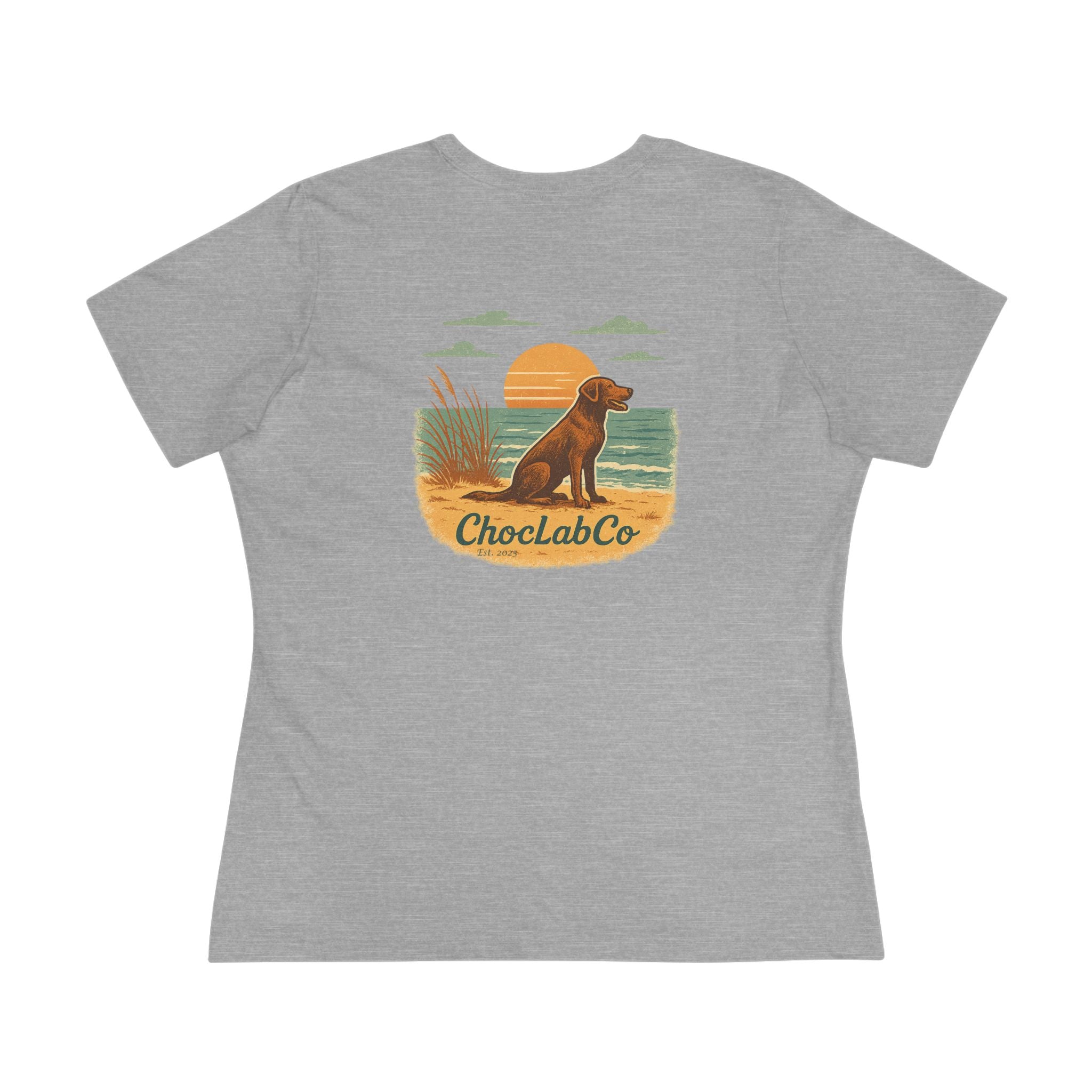 Coast Patrol Vivid Print, Women’s Relaxed Tee (Bella+Canvas 6400)