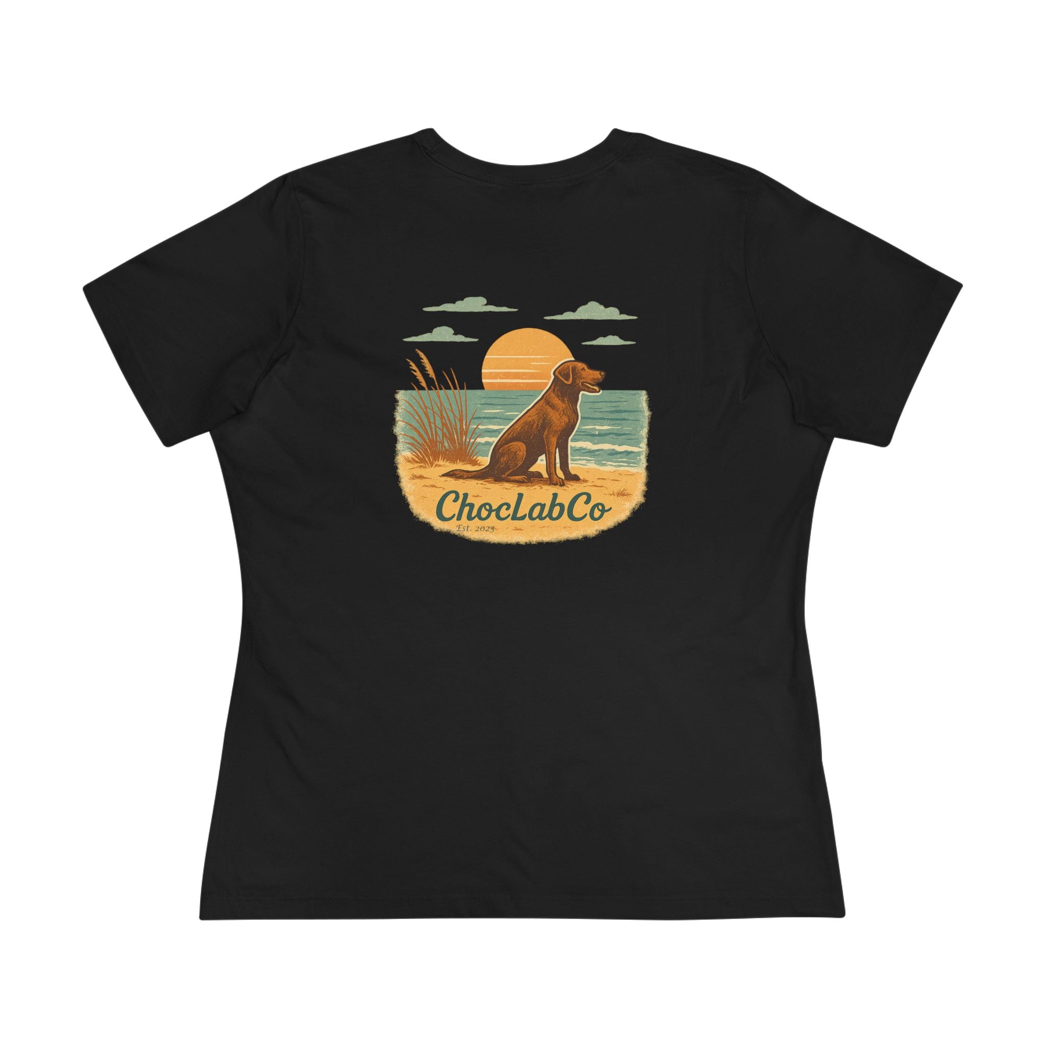 Coast Patrol Vivid Print, Women’s Relaxed Tee (Bella+Canvas 6400)