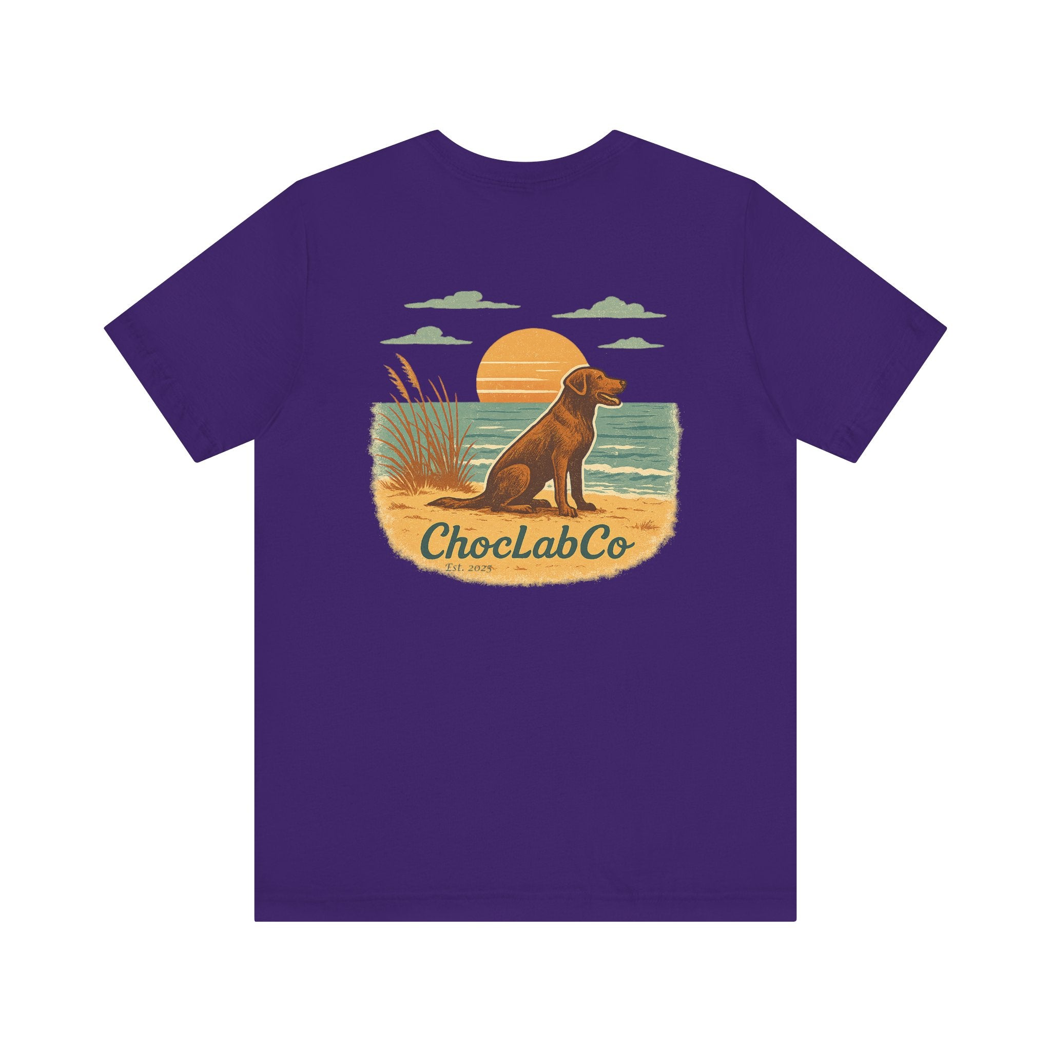 Coast Patrol Vivid Print, Cotton Tee (Bella+Canvas 3001)