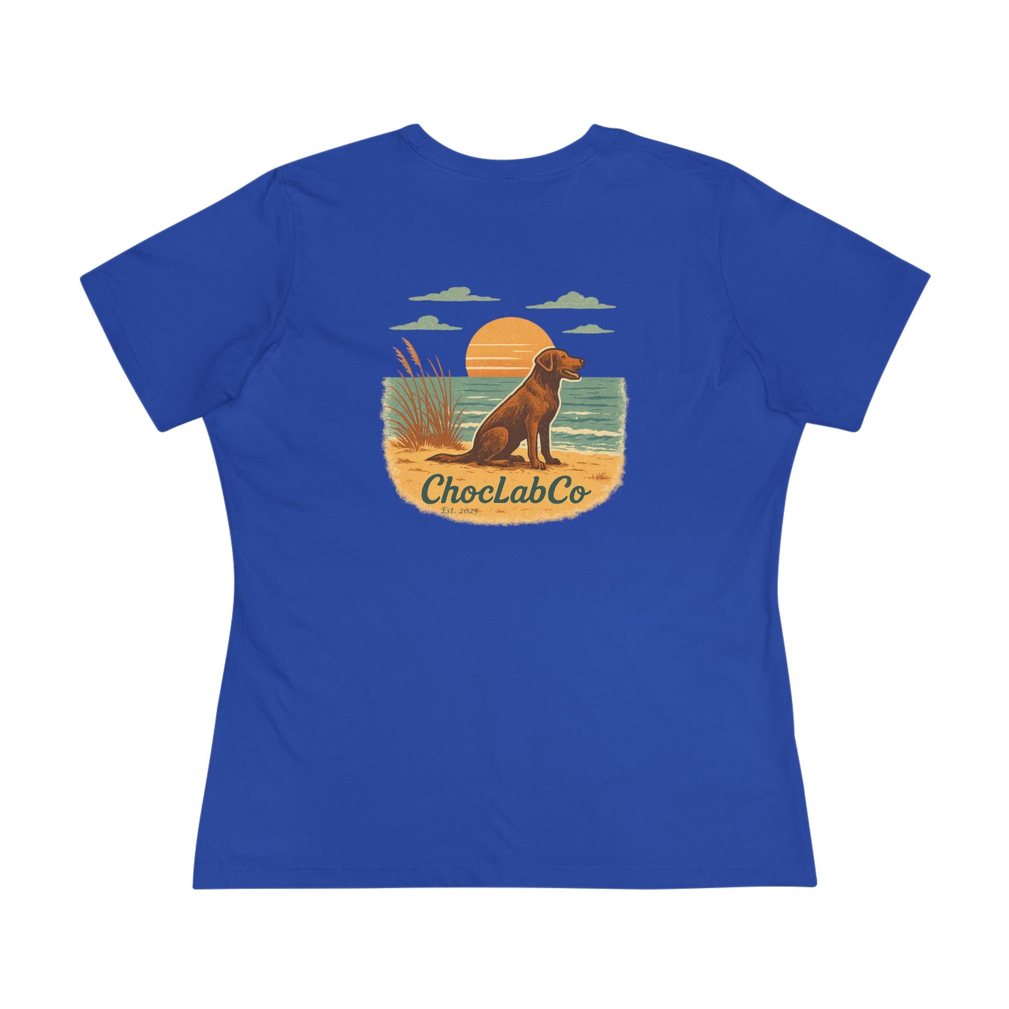 Coast Patrol Vivid Print, Women’s Relaxed Tee (Bella+Canvas 6400)