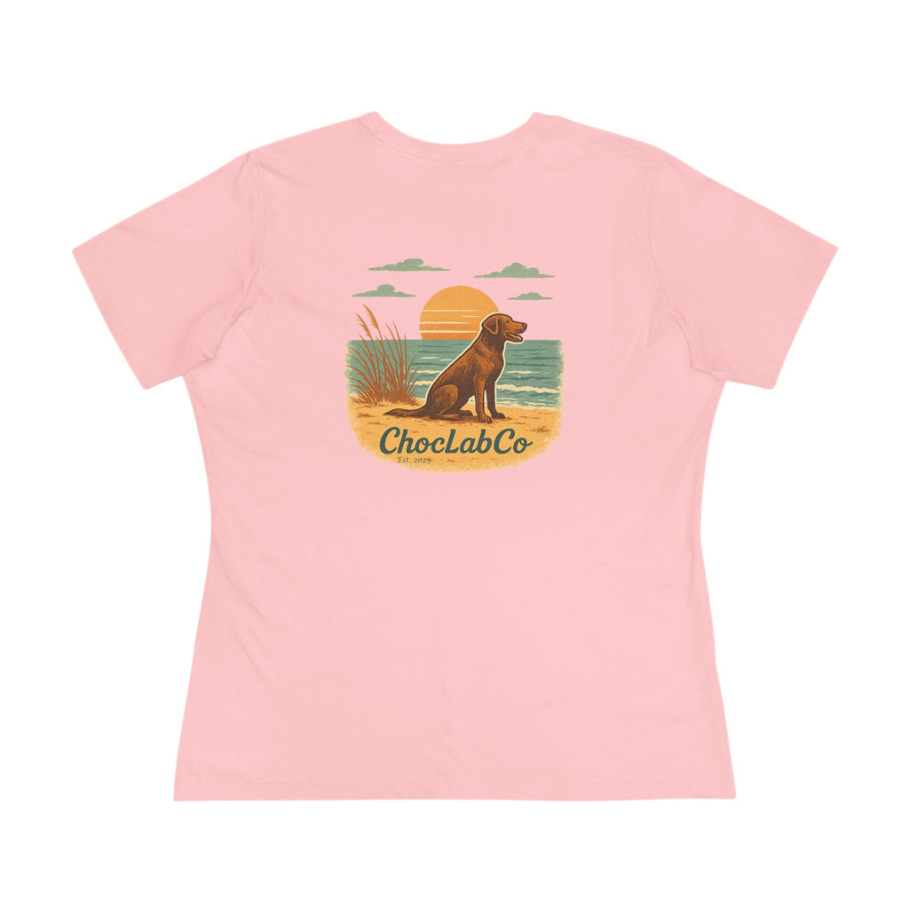 Coast Patrol Vivid Print, Women’s Relaxed Tee (Bella+Canvas 6400)