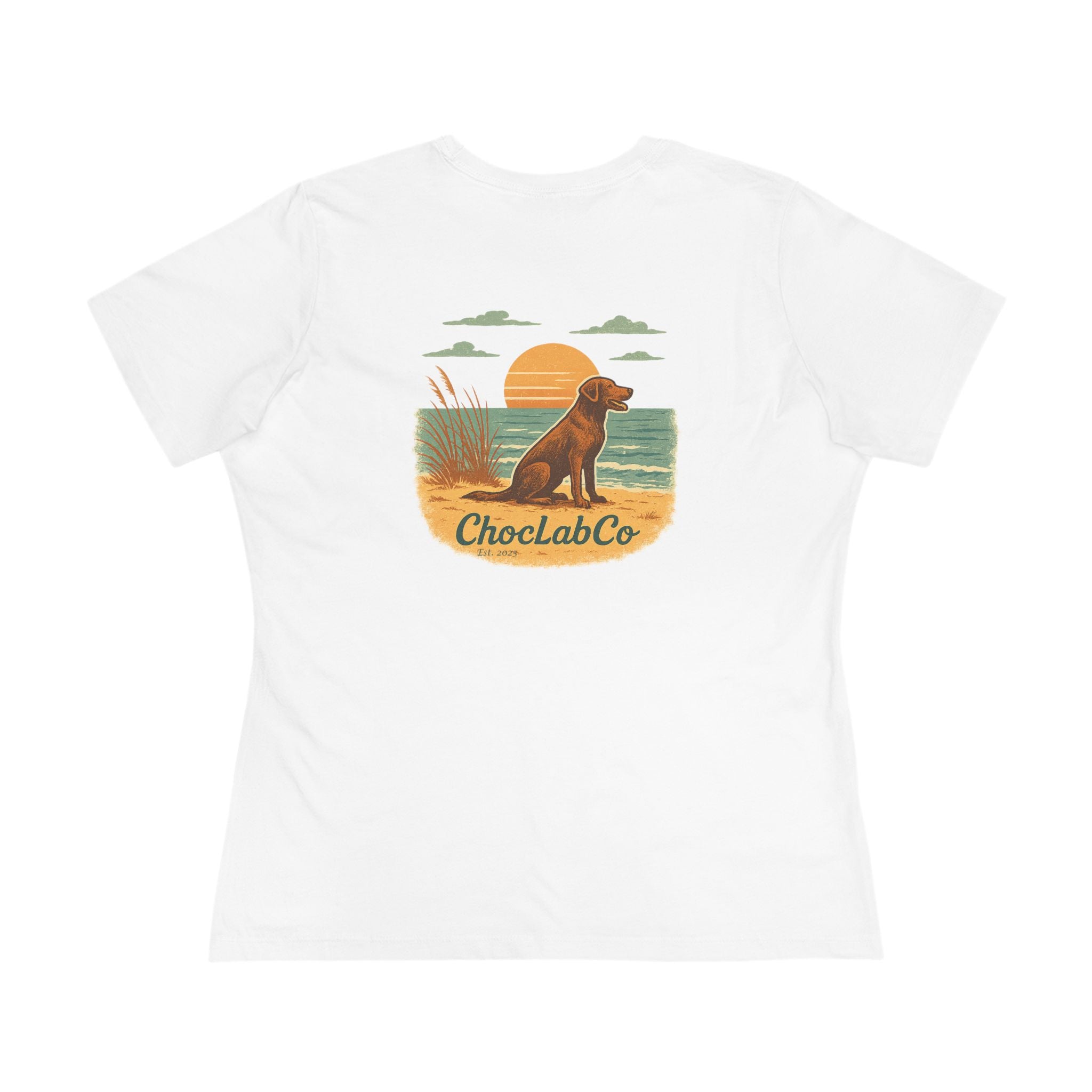 Coast Patrol Vivid Print, Women’s Relaxed Tee (Bella+Canvas 6400)