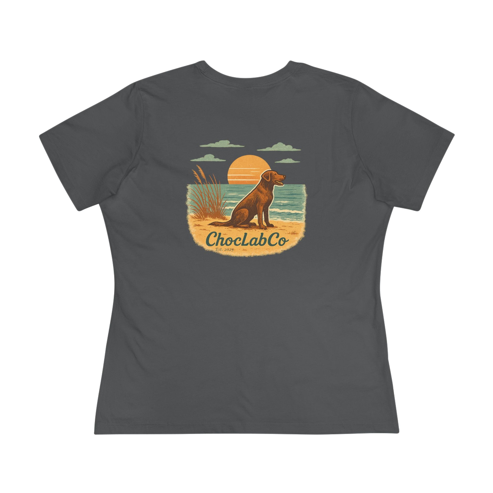Coast Patrol Vivid Print, Women’s Relaxed Tee (Bella+Canvas 6400)